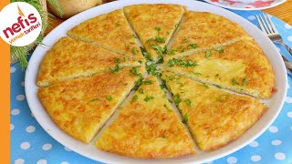 PATATESLİ OMLET TARİFİ  NASIL YAPILIR [upl. by Zadoc]