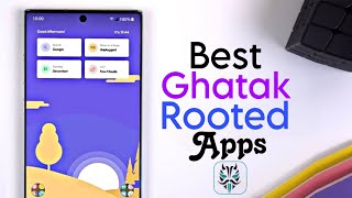 Top 5 best rooted apps 2023 🔥  Ghatak apps for rooted Mobile [upl. by Merlin]