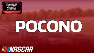 Live eNASCAR CocaCola iRacing Series from Pocono [upl. by Naharba903]