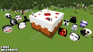 SURVIVAL CAKE HOUSE WITH 100 NEXTBOTS in Minecraft  Gameplay  Coffin Meme [upl. by Pol]