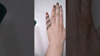 beautiful finger mehndi designsimple finger mehndi designart shorts drawing hennadesign [upl. by Ahsinej628]