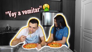 COCINE ALGO ASQUEROSO PARA MI NOVIO 🤢 TIENEN QUE VER SU REACCION LILLIAN GRIEGO [upl. by Cozmo]