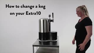 DraughtMasterExtra10How to change keg a keg EN [upl. by Attelliw436]