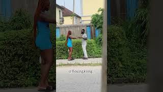 GBOLA PRANK ON A THICK LADY  SHE COULDNT LET ME GO [upl. by Georgie]