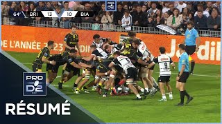 PRO D2 Saison 20232024 J30  Résumé CA Brive  Biarritz Olympique [upl. by Hnah]