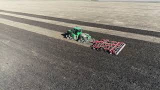 JD 9620 RX amp Vaderstad TopDown 700  4K [upl. by Kinnie]