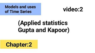 Models and uses of time series  ISS study [upl. by Eiramnerual]