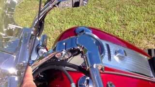 HeliBars Horizon Rebel 700 Multi Adjustable Handlebars on a 2013 Road King [upl. by Duff]