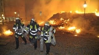 Fliegerbombe in München Schwabing explodiert Bilder der Feuerwehr [upl. by Nada]