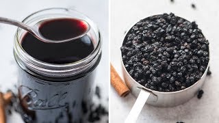 Elderberry Syrup Recipe  How to make it on the stove [upl. by Klusek]