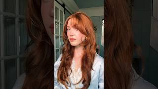 Bang tutorial Love Sabrina Carpenter’s bangs hairtutorial hair [upl. by Novat171]