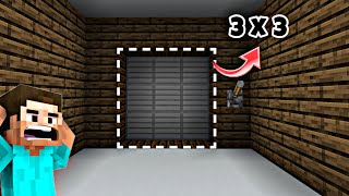 Easiest 3x3 Piston Door In Minecraft 121 BEDROCK [upl. by Antsirhc]