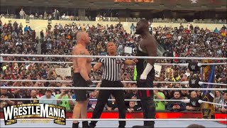 Omos vs Brock Lesnar Full Match  Wrestlemania 39 [upl. by Ernald]