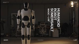 The first humanoid robot somersault powered by electrical [upl. by Moira]