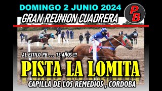 CARRERA PISTA LA LOMITA  CAPILLA DE LOS REMEDIOS CORDOBA 02062024 [upl. by Hamann317]