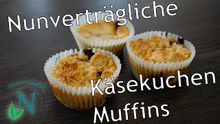 Käsekuchen Muffins Nunverträglich Histaminarm Fructosearm und Laktosefrei [upl. by Ameg781]