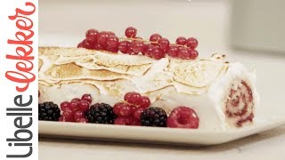 Rolbiscuit met confituur en Italiaanse meringue [upl. by Aimar519]