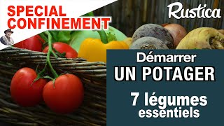 Mon premier potager  7 légumes essentiels pour jardiniers en herbe [upl. by Rivy]