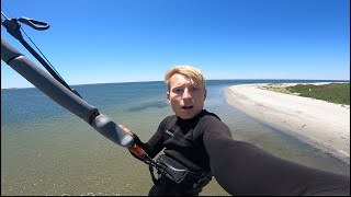 Flat Water Kiteboarding in The Outer Banks [upl. by Rains245]