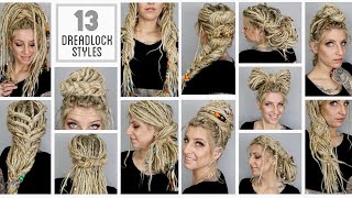 13 Easyish Dreadlock Styles [upl. by Ysabel321]