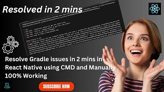 How to resolve Gradle Issues in 2 mins in React Native 100 working  React Native Gradle Issue [upl. by Aserehc]