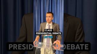 this is the most important election in school history americanhighshorts classpresident debate [upl. by Alix]