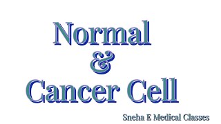 Normal and Cancer Cell  Pathology  Adult Health  Hindi [upl. by Nealey]