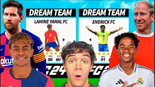 ¡DREAM TEAM DE LAMINE YAMAL vs DREAM TEAM DE ENDRICK [upl. by Aiuqram]