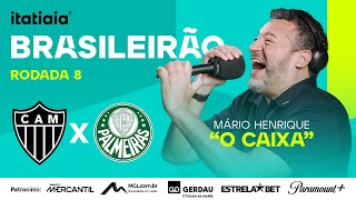 ATLÃ‰TICO X PALMEIRAS AO VIVO NA ITATIAIA  REACT DO BRASILEIRÃƒO  RODADA 8 [upl. by Anada]