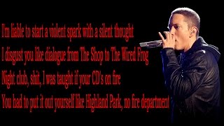 Eminem Shady XV Lyrics HQ [upl. by Holleran]