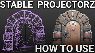 How To Use  StableProjectorz v 10 old tutorial check v15 instead [upl. by Julian]