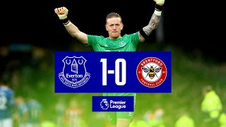 EVERTON 10 BRENTFORD  Premier League highlights [upl. by Doowle27]