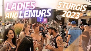 STURGIS Motorcycle Rally 2023 LADIES And LEMURS [upl. by Rosa968]