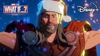 Marvel Studios What If  Season 2 l Holiday Wordplay l Disney [upl. by Zipnick]