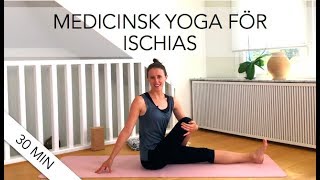 Medicinsk yoga för ischias  Annas yoga studio [upl. by Pheni]