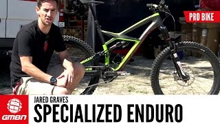 Jared Graves Specialized Enduro  Pro Bike [upl. by Mal]