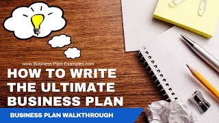 Business Plan Example  How To Write A Business Plan [upl. by Eenrahc]