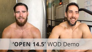 CrossFit quotOpen 145quot WOD Demo amp Workout Tips  1051 Rx [upl. by Corwun954]