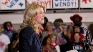 Wendy Davis Makes Bid for Governor Official [upl. by Asirak]