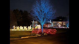 Christmas Lights City  Old Scugog Road Bowmanville ON Canada bowmanville [upl. by Leupold]