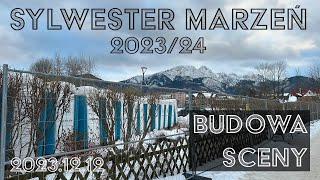 🔴Sylwester Marzeń TVP 20232024 Zakopane Budowa sceny  20231212 ASMR [upl. by Wilie]