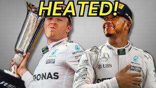 The Infamous Rivalry Between Lewis Hamilton amp Nico Rosberg [upl. by Ameg490]