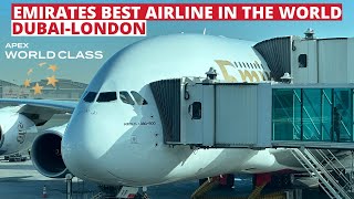 Emirates A380 ✈️economy class Best airline in the worldDubaiLondon Heathrowfull flight report [upl. by Anoik135]