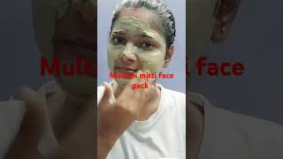 Multani Mitti Face Pack skincare [upl. by Margot]