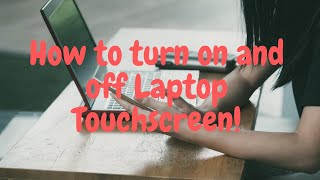 How to Disable and Enable Touch Screen in Window 10  Easy and Simple  smartabout [upl. by Anehc]