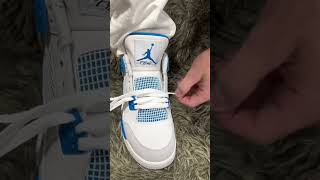 Best Way to Lace Jordan 4 ❗️🤩 [upl. by Ahsinrac]