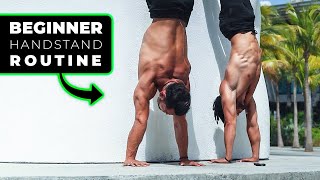 Daily Handstand Routine For Beginners 2024 Follow Along [upl. by Mitch]