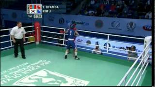 Welter 69kg SF  Byamba MGL vs Kim KOR  2012 AIBA Asian Olympic Qualifying Event [upl. by Syxela]