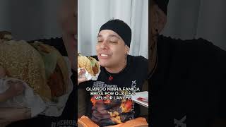 Qual o melhor lanche Misto Quente Hambúrguer Batata Frita ou Pizza De Novo comedia humor [upl. by Saidnac]