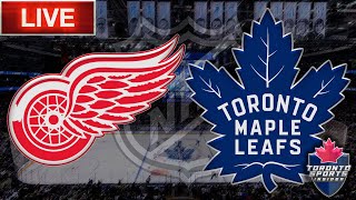 Detroit Red Wings vs Toronto Maple Leafs LIVE Stream Game Audio  NHL LIVE Stream Gamecast amp Chat [upl. by Omrelliug]